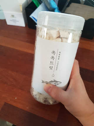 펫프렌즈 [면역력강화]첨가 북어 100퍼센트 촉촉트릿 북어 80g — 4.5점을 준 리뷰어가 2020년 1월 올린 사용 사진