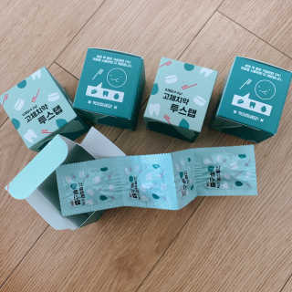 솔테라피 씹는 고체치약 투스탭 스파클레몬 6정 x 5박스 — 5점을 준 리뷰어가 2019년 5월 올린 사용 사진