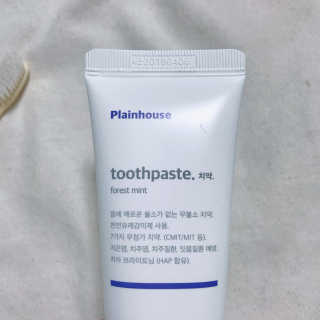 플레인하우스 토탈케어 치약 2개+쿼드클린 칫솔 4개 — 5점을 준 리뷰어가 2018년 7월 올린 사용 사진