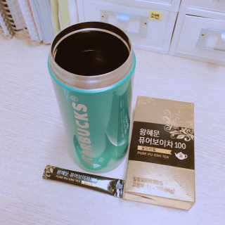 넥스트비티 왕혜문 퓨어 보이차 100 골드라벨 — 5점을 준 리뷰어가 2018년 1월 올린 사용 사진