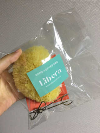룰라러브 모공관리 끝 지중해산 천연해면 바디스펀지 — 5점을 준 리뷰어가 2018년 3월 올린 사용 사진