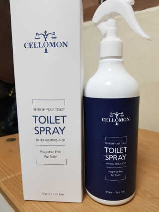 셀로몬 토일렛 스프레이 500ml — 5점을 준 리뷰어가 2018년 5월 올린 사용 사진