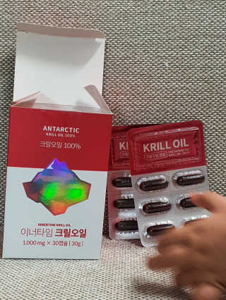 이너블릭 이너타임 크릴오일 — 4점을 준 리뷰어가 2019년 12월 올린 사용 사진