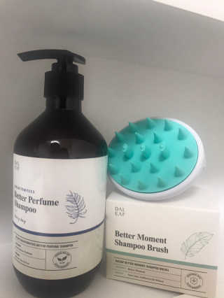 달리프 베러 퍼퓸 샴푸 1000ml 레이니데이 or 일랑로즈 — 4점을 준 리뷰어가 2020년 2월 올린 사용 사진