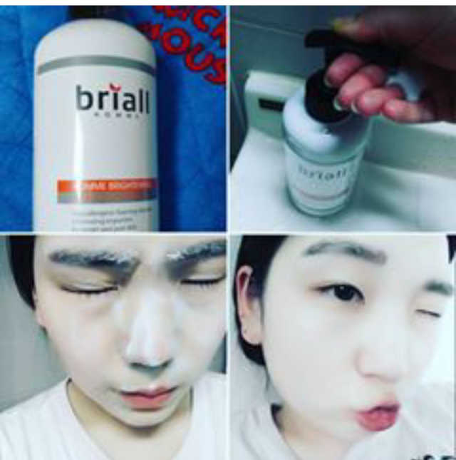 브리올옴므 브라이트닝 폼클렌징 리뷰 사진