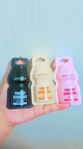 스킨스보니 요구르트 보니미니 워시오프 머드팩 — 5점을 준 리뷰어가 2017년 11월 올린 사용 사진