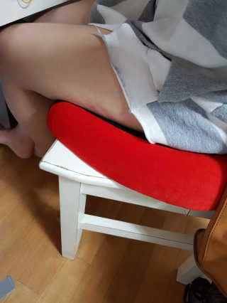 [미요방석] 아름다운 힙을 만들어드리는 미요방석 — 4점을 준 리뷰어가 2018년 5월 올린 사용 사진