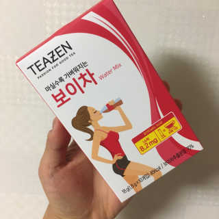 티젠 보이차 + 마이보틀 세트 — 5점을 준 리뷰어가 2018년 6월 올린 사용 사진