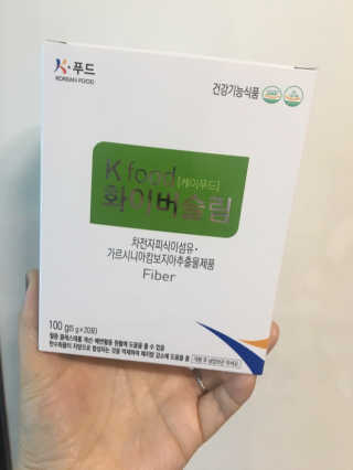 케이푸드 똥기사의 Kfood 화이버슬림 — 5점을 준 리뷰어가 2019년 8월 올린 사용 사진