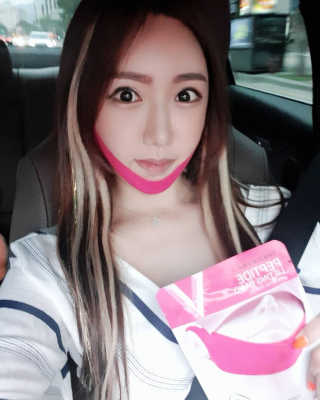 스케덤 펩타이드 리프팅밴드 — 5점을 준 리뷰어가 2019년 6월 올린 사용 사진