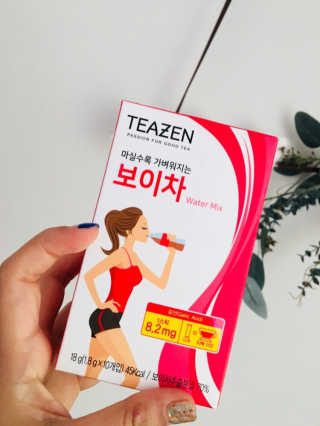 티젠 보이차 + 마이보틀 세트 — 5점을 준 리뷰어가 2018년 6월 올린 사용 사진