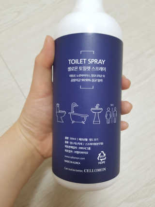 셀로몬 토일렛 스프레이 500ml — 5점을 준 리뷰어가 2018년 5월 올린 사용 사진