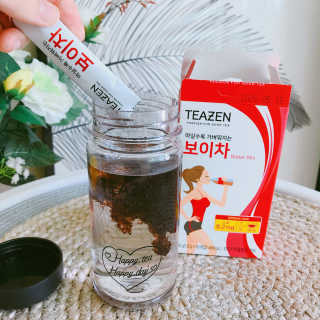티젠 보이차 + 마이보틀 세트 — 5점을 준 리뷰어가 2018년 6월 올린 사용 사진