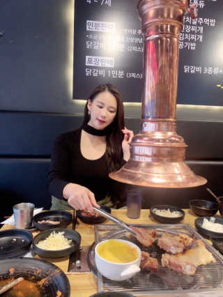 [춘여닭숯불닭갈비] 닭갈비 무한 2인+치즈퐁듀+음료수 — 5점을 준 리뷰어가 2019년 12월 올린 사용 사진