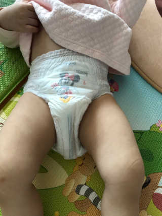 보솜이 베이비케어 팬티형 기저귀 — 3.5점을 준 리뷰어가 2019년 2월 올린 사용 사진