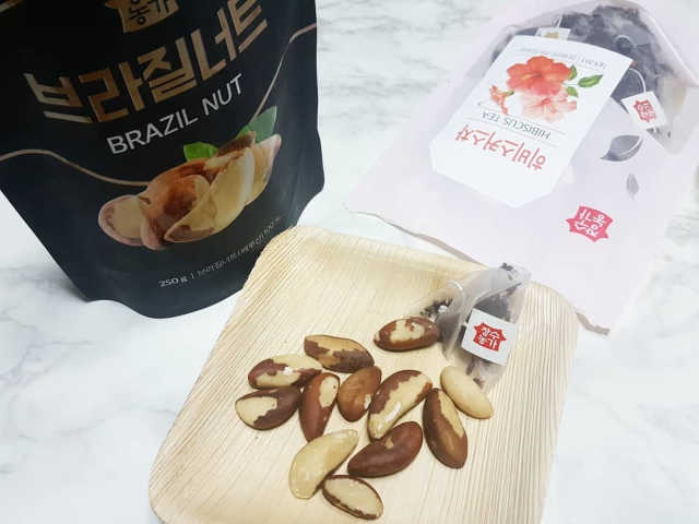 브라질너트, 히비스커스 리뷰 사진