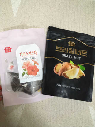 장수농가 브라질너트, 히비스커스 — 5점을 준 리뷰어가 2018년 8월 올린 사용 사진