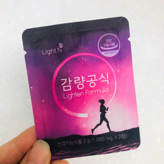 [감량공식] 다이어트 건강기능식품 — 5점을 준 리뷰어가 2019년 12월 올린 사용 사진