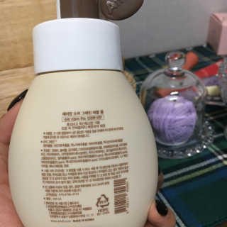 에이밀 슈퍼 그레인 버블 폼 200ml — 5점을 준 리뷰어가 2019년 12월 올린 사용 사진