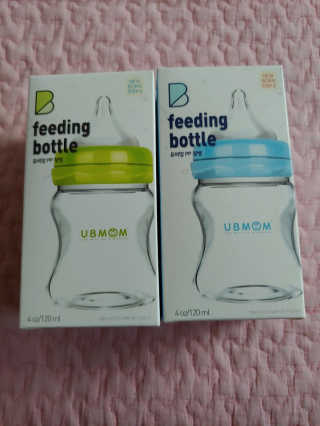 유비맘 신생아젖병 120ml 트리플팩_ 젖꼭지 포함 — 5점을 준 리뷰어가 2020년 3월 올린 사용 사진