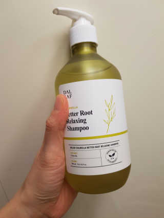 달리프 클로렐라 베러 루트 릴렉싱 샴푸 500ml — 5점을 준 리뷰어가 2020년 2월 올린 사용 사진