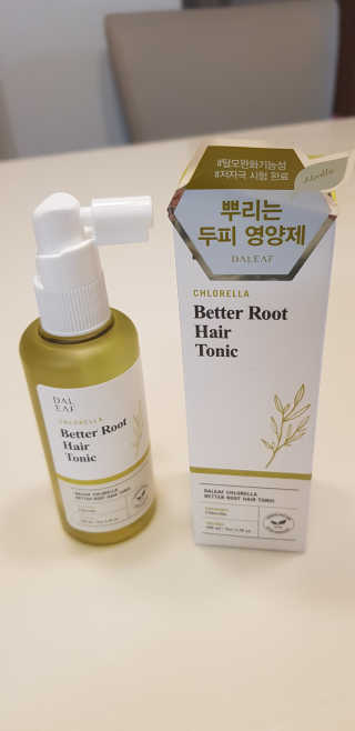 달리프 클로렐라 베러 루트 헤어토닉 100ml — 5점을 준 리뷰어가 2020년 3월 올린 사용 사진