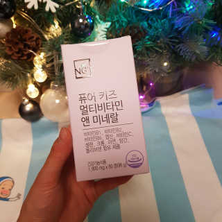 네츄럴굿띵스 퓨어 키즈 멀티비타민 앤 미네랄 30일분 — 5점을 준 리뷰어가 2018년 12월 올린 사용 사진
