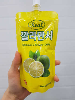 장수농가 리얼깔라만시 — 4.33점을 준 리뷰어가 2018년 4월 올린 사용 사진
