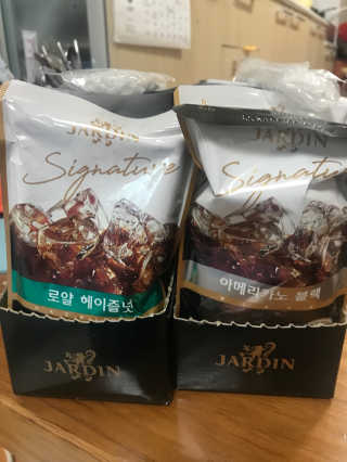 (주)쟈뎅 쟈뎅 시그니처 블랙, 헤이즐넛 230ml — 5점을 준 리뷰어가 2018년 7월 올린 사용 사진