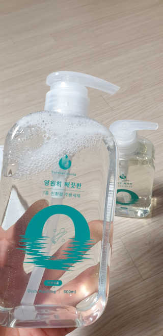 케이영 영원히 깨끗한 친환경 1종 주방세제 1+1 — 5점을 준 리뷰어가 2019년 11월 올린 사용 사진