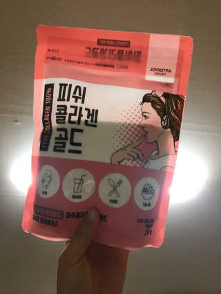 조이뉴트라 피쉬콜라겐골드 — 1점을 준 리뷰어가 2018년 8월 올린 사용 사진