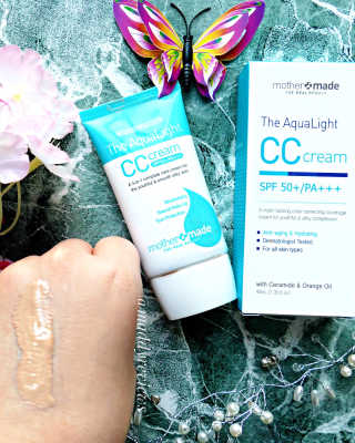 마더메이드 더 아쿠아라이트 CC크림 SPF50+ PA+++ — 5점을 준 리뷰어가 2019년 10월 올린 사용 사진