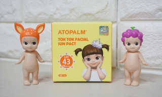 아토팜 톡톡 페이셜 선팩트 SPF43 PA+++ — 5점을 준 리뷰어가 2018년 3월 올린 사용 사진