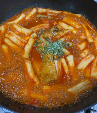 화곡미담 옛날 떡볶이 — 5점을 준 리뷰어가 2020년 3월 올린 사용 사진