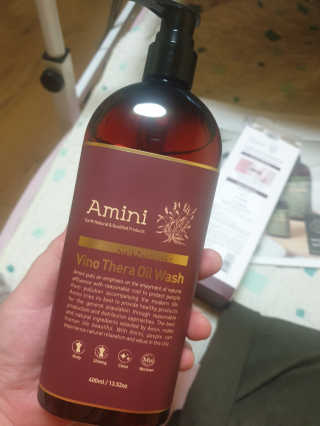 아미니 비노테라 오일워시 400ml 대용량 — 5점을 준 리뷰어가 2019년 9월 올린 사용 사진