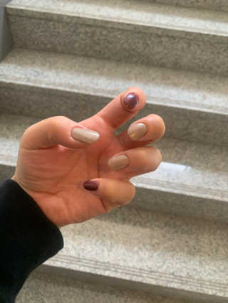 60초면 마르는 위드샨 매니큐어 겨울신상 6종 — 4점을 준 리뷰어가 2020년 1월 올린 사용 사진