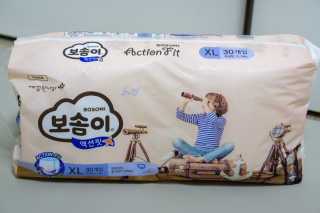 보솜이 액션핏 팬티형 — 4.5점을 준 리뷰어가 2019년 3월 올린 사용 사진
