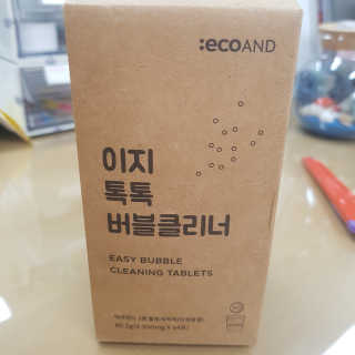 [에코앤드]이지톡톡 버블클리너 1종세척제 — 5점을 준 리뷰어가 2019년 6월 올린 사용 사진
