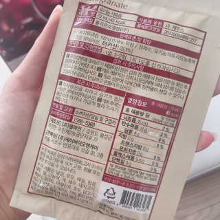 [하이헬스] 정말 진하고 맛있는 유기농 석류즙 30포 — 5점을 준 리뷰어가 2019년 11월 올린 사용 사진
