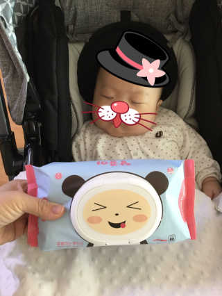 달곰이 물티슈 — 4점을 준 리뷰어가 2017년 2월 올린 사용 사진