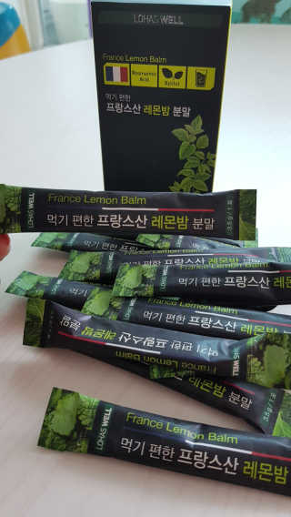 로하스웰 프랑스산 레몬밤 분말 — 4점을 준 리뷰어가 2018년 6월 올린 사용 사진