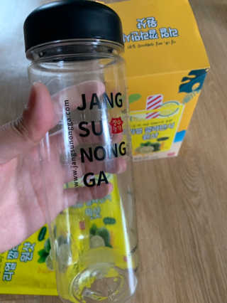 장수농가 리얼깔라만시 원샷 50ml 10팩+보틀 — 4점을 준 리뷰어가 2019년 5월 올린 사용 사진