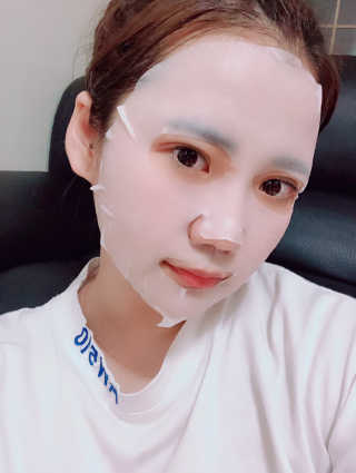 땡큐파머 미라클 에이지 리페어 코튼마스크 — 4점을 준 리뷰어가 2019년 7월 올린 사용 사진