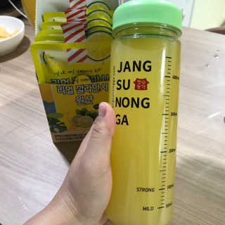장수농가 리얼깔라만시 원샷 50ml 10팩+보틀 — 5점을 준 리뷰어가 2019년 5월 올린 사용 사진