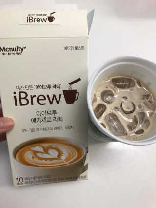 한국맥널티 아이브루 라떼 10T 3종 — 4.5점을 준 리뷰어가 2019년 10월 올린 사용 사진