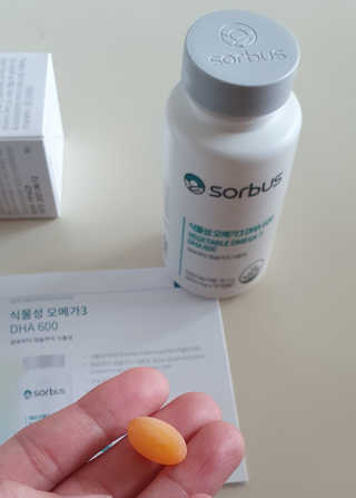 소버스 식물성 오메가3 DHA 600 — 4점을 준 리뷰어가 2020년 3월 올린 사용 사진