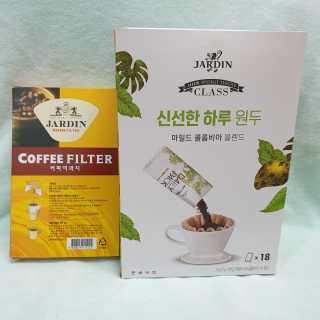 (주)쟈뎅 [쟈뎅] 클래스 신선한 하루 원두+여과지 SET — 4.5점을 준 리뷰어가 2019년 3월 올린 사용 사진