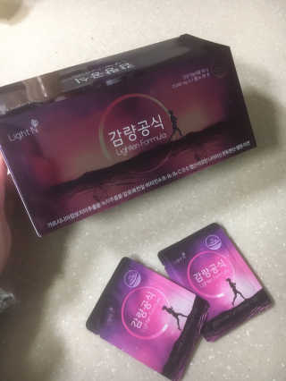 [감량공식] 다이어트 건강기능식품 — 5점을 준 리뷰어가 2019년 12월 올린 사용 사진