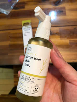 달리프 클로렐라 베러 루트 헤어토닉 100ml — 5점을 준 리뷰어가 2020년 1월 올린 사용 사진