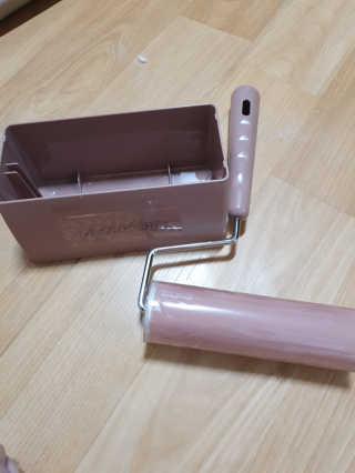 물로 씻어 쓰는 반영구 롤크리너 핸디 모노톤 에디션 — 4.5점을 준 리뷰어가 2019년 8월 올린 사용 사진